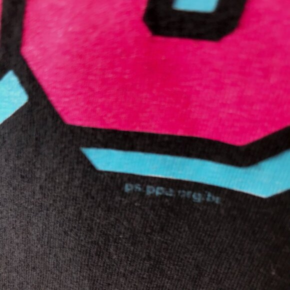 DARE 83 Graphic Tee S Black Neon Colors Retro Look Casual Adult Unisex Fit - Picture 6 of 14